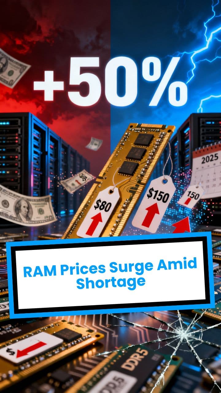RAM Prices Surge Amid Shortage