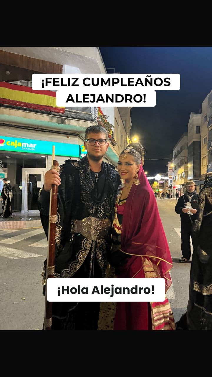 Felicitación de Cumpleaños para Alejandro
