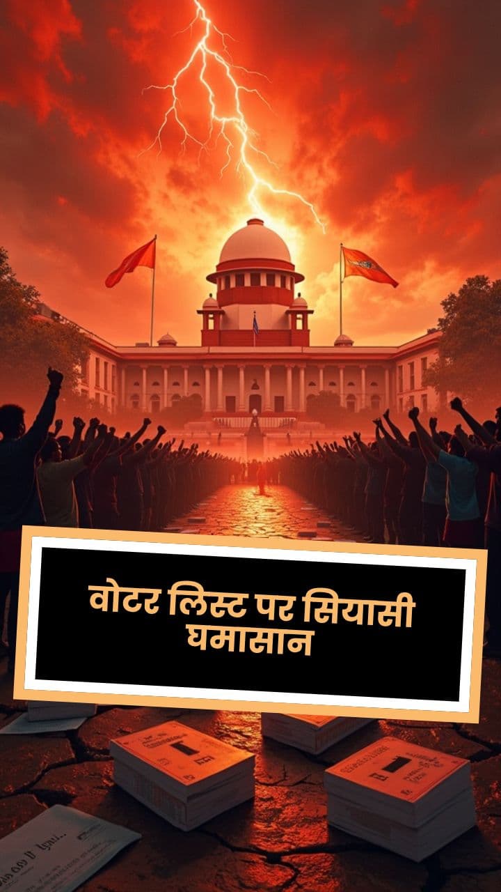 वोटर लिस्ट पर सियासी घमासान