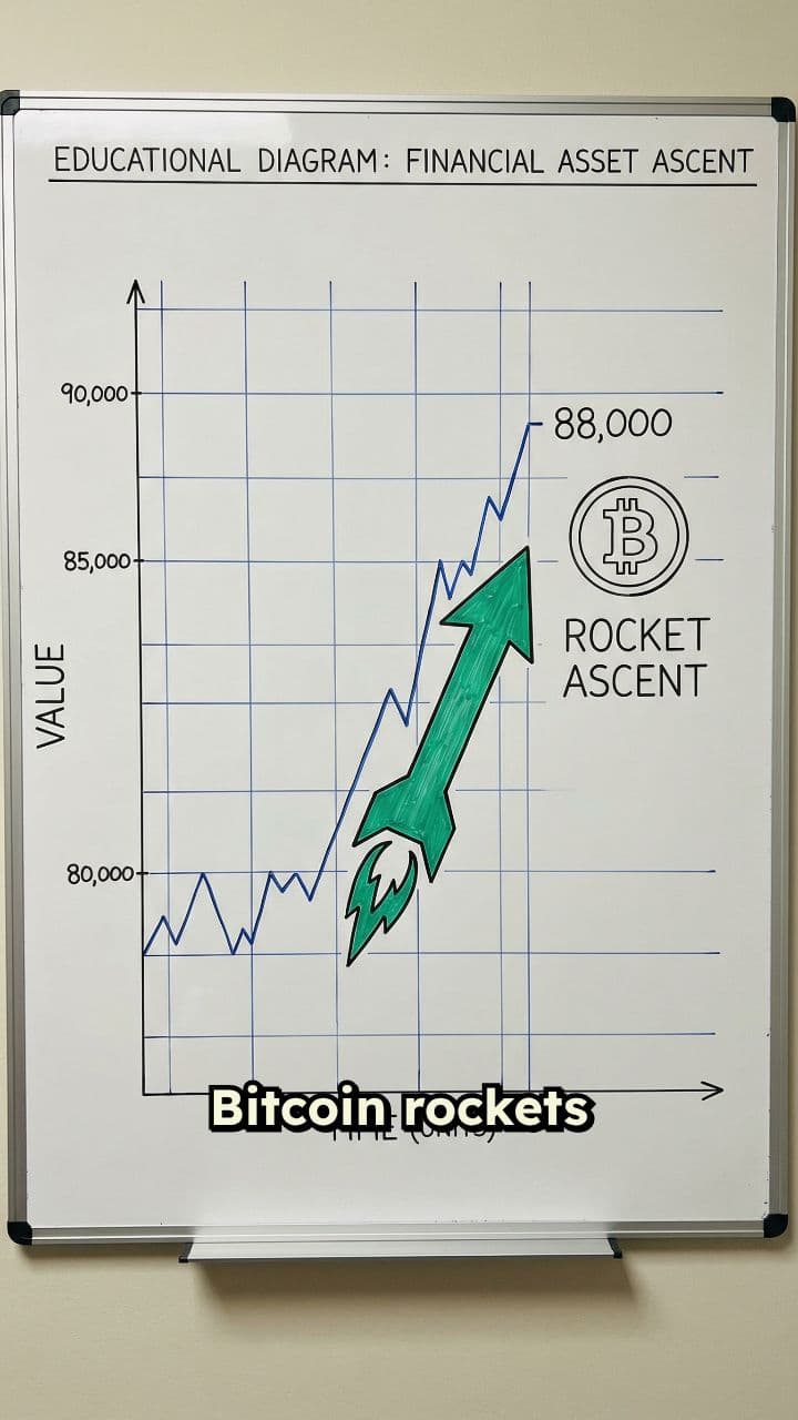 Bitcoin Surges to $88,000 on Optimism