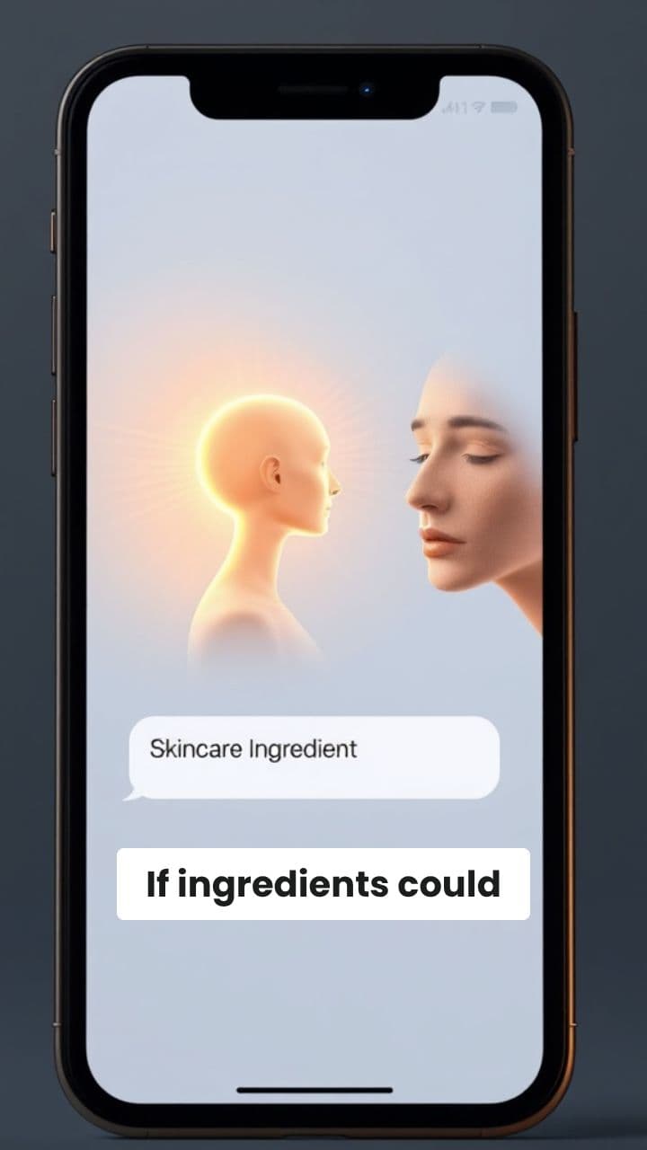 Skincare Ingredients in a Group Chat