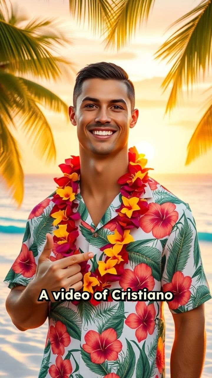 Cristiano Ronaldo’s Hawaiian Birthday Wish