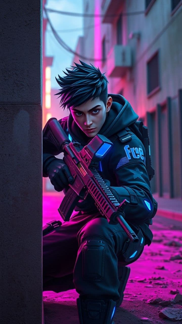 Free Fire 1v4 Clutch Montage