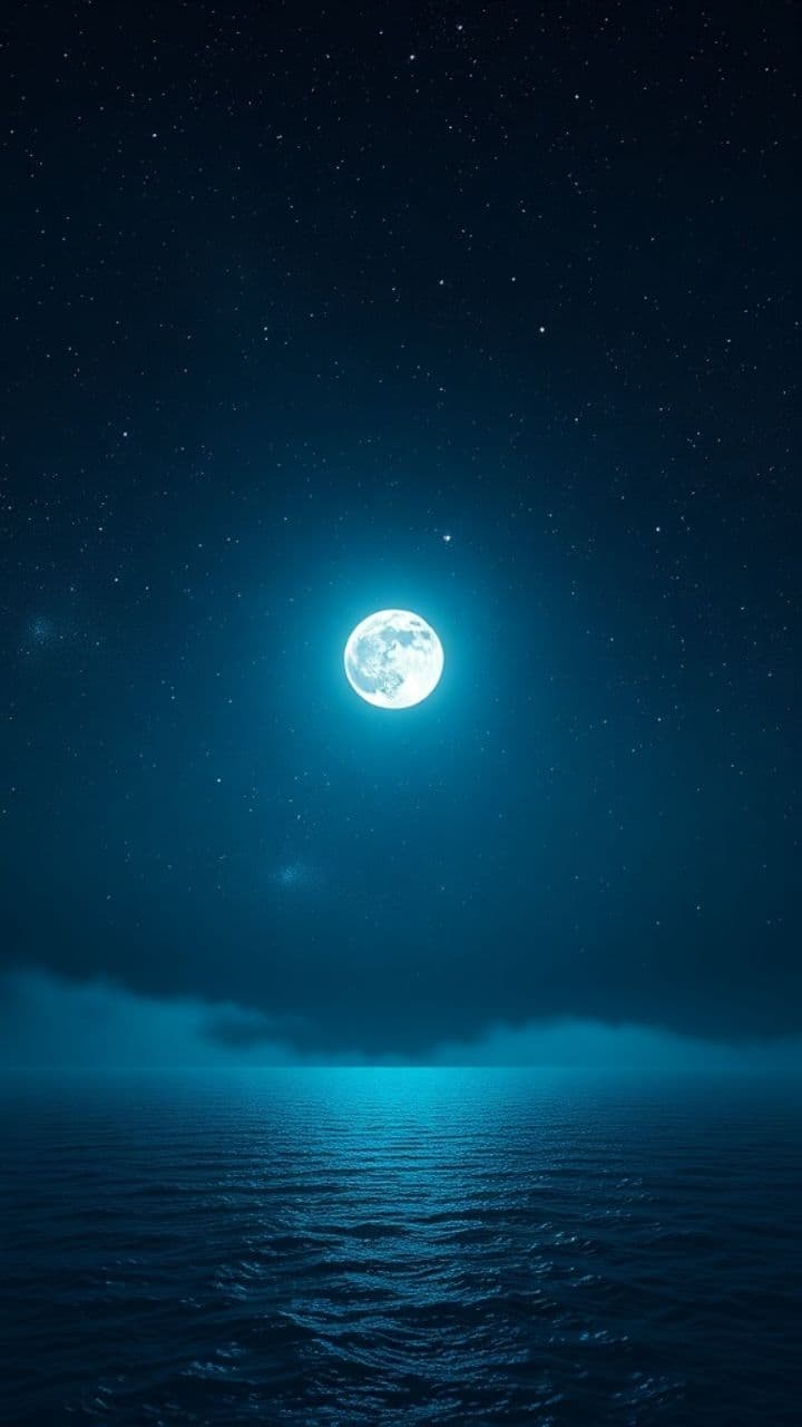 Bajo la luna, amor y fe.