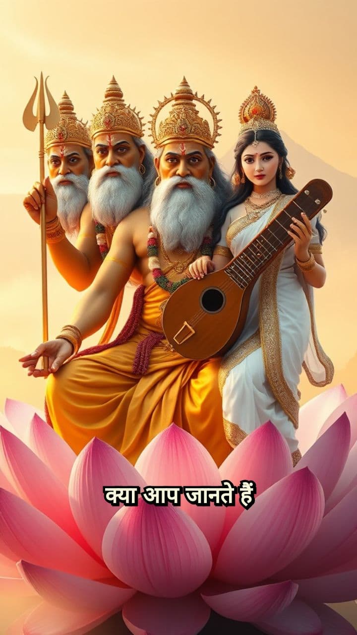 ब्रह्मा-सरस्वती विवाह की पौराणिक कथा