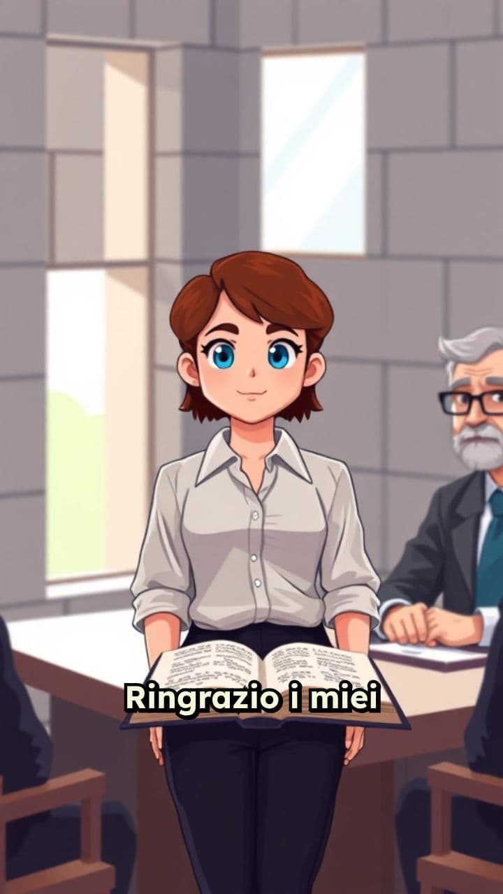 Ringraziamenti per il supporto ricevuto