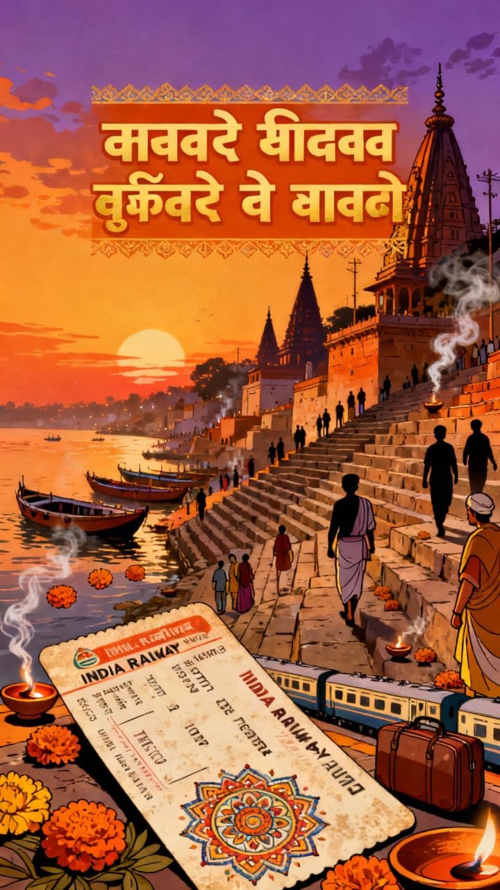 बनारस की यात्रा और टिकट की कहानी