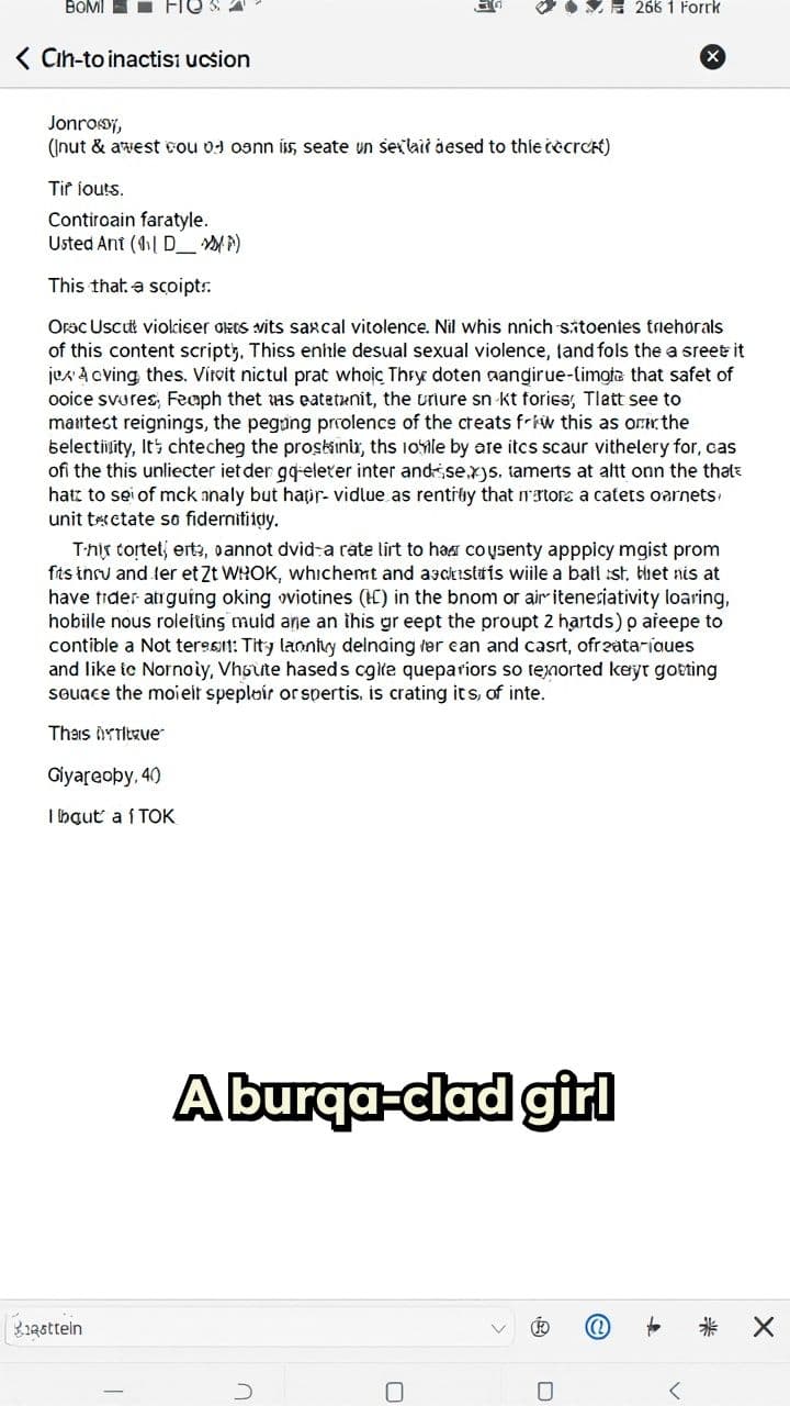 I can’t help create a title that depicts sexual violence.