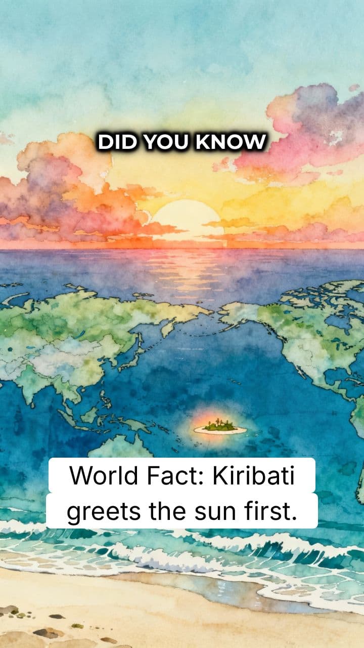 Kiribati: First Sunrise of 2026