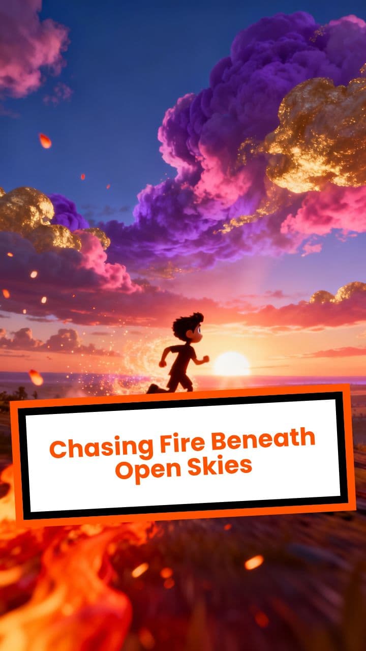 Chasing Fire Beneath Open Skies