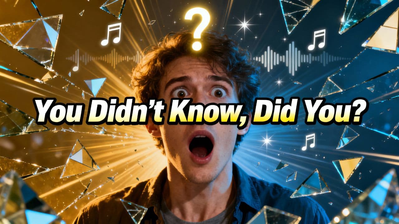 You Didn’t Know, Did You?