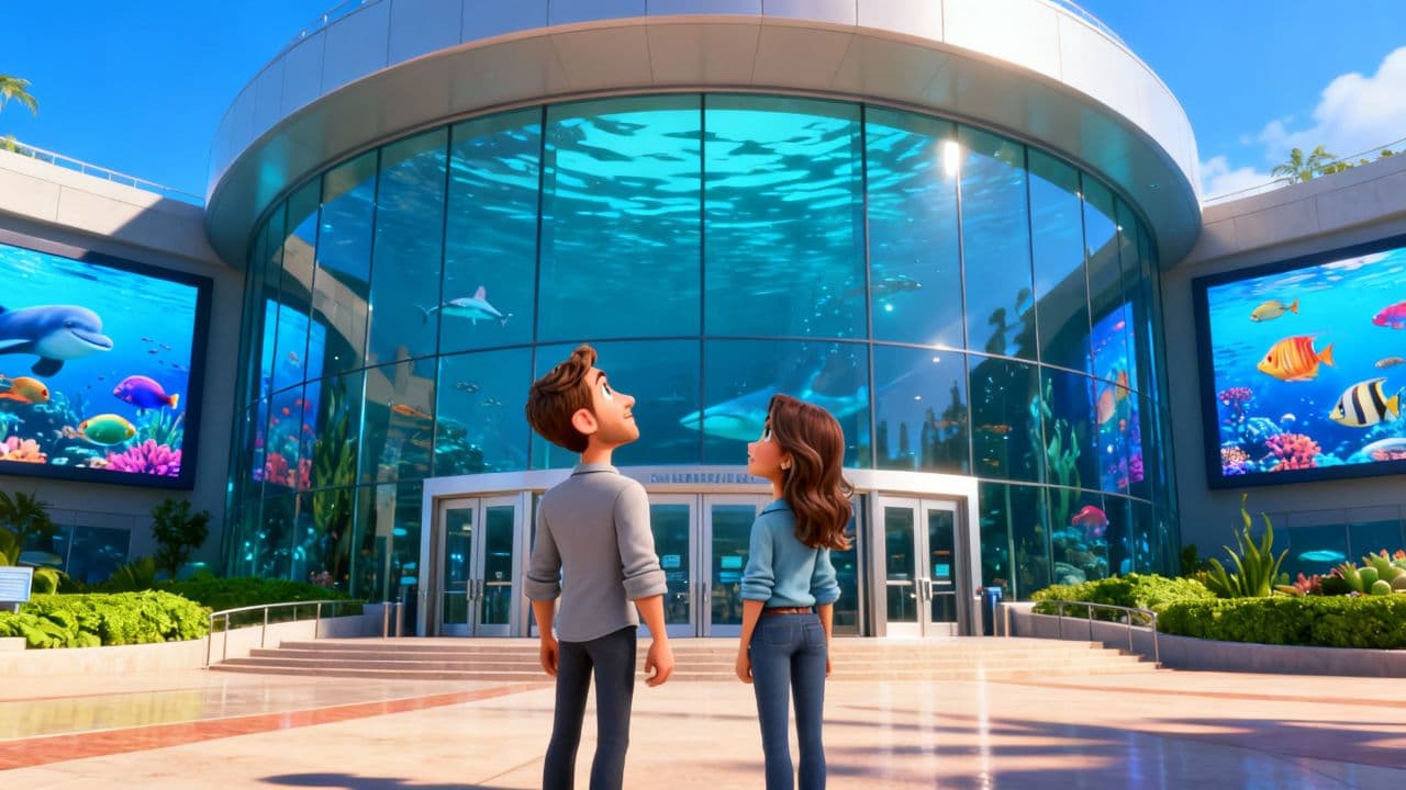 Bebé Visits the Aquarium