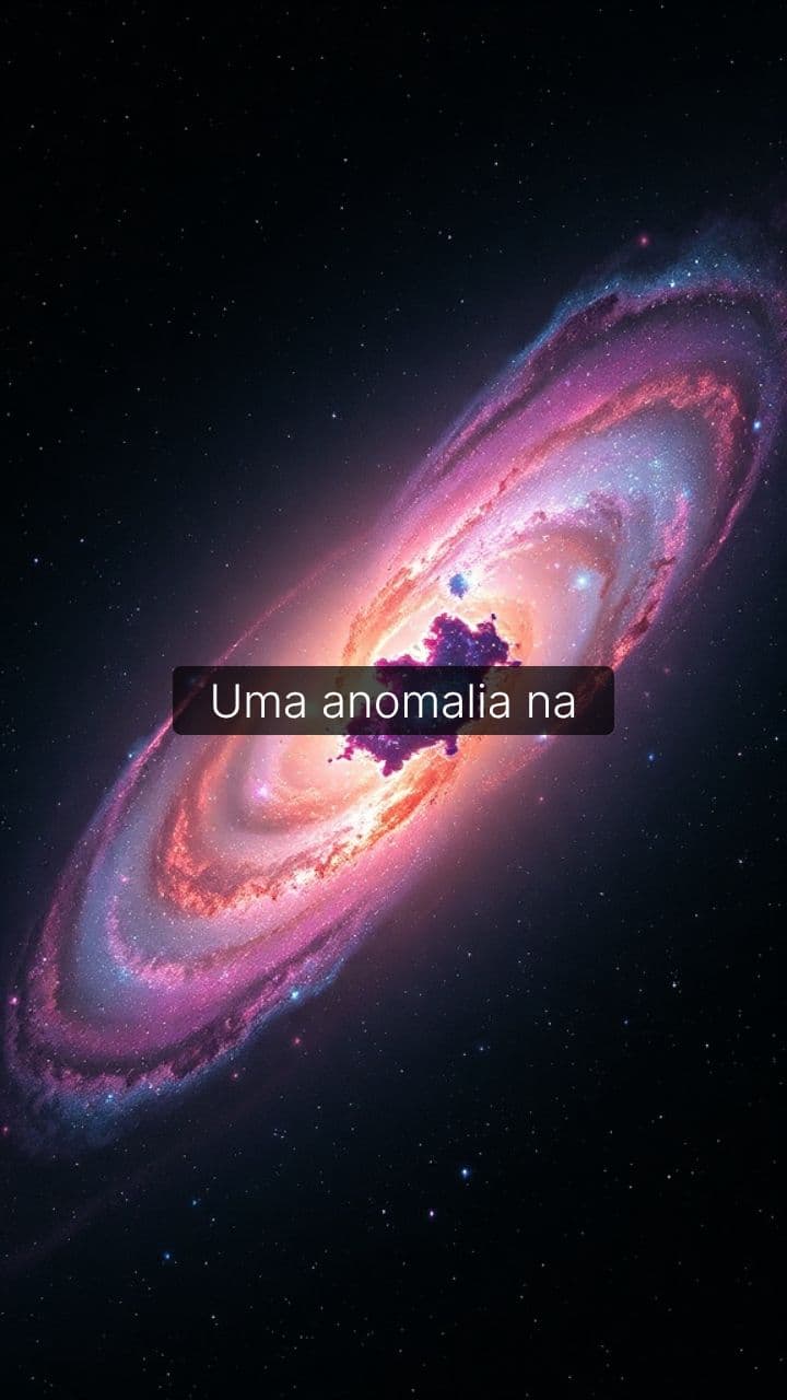Anomalia na distribuição de galáxias