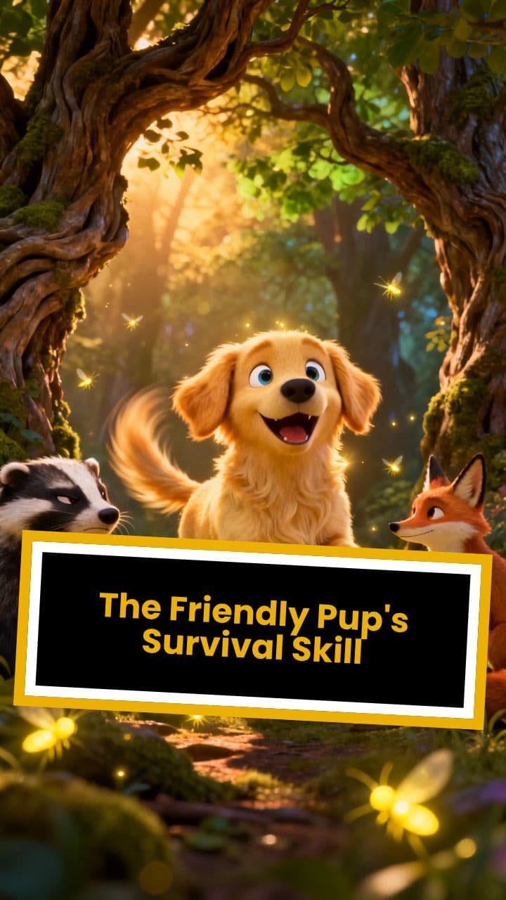 The Friendly Pup's Survival Skill