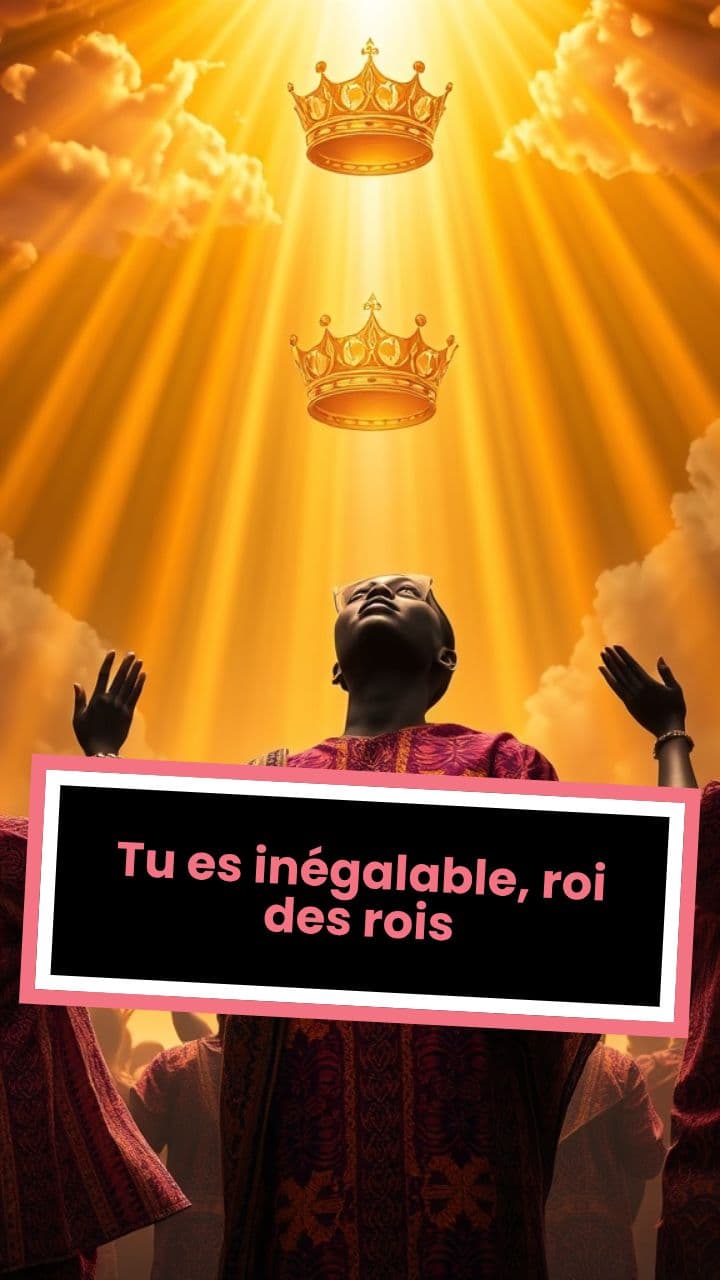 Tu es inégalable, roi des rois