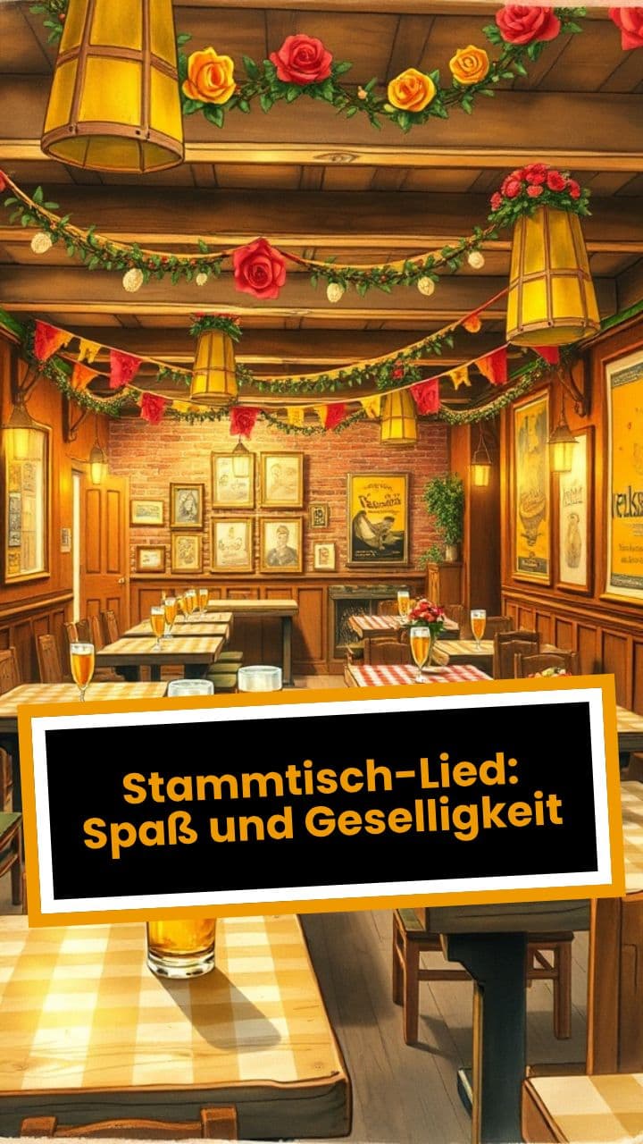 Stammtisch-Lied: Spaß und Geselligkeit