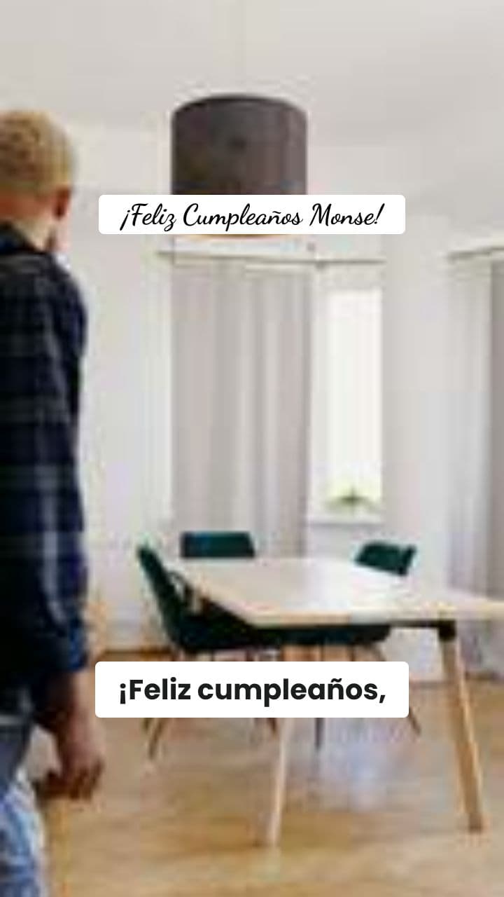 Mensaje de Cumpleaños para Monse