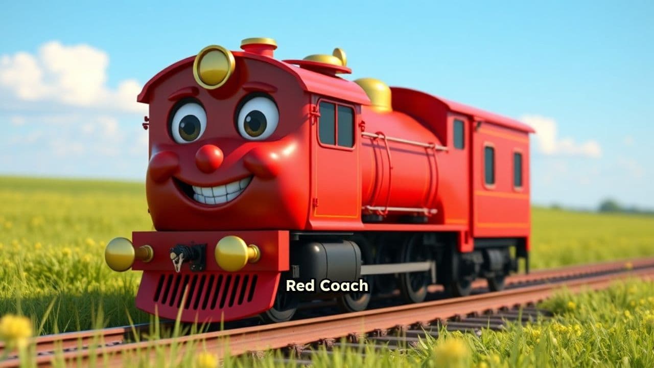 Colorful Train Adventure