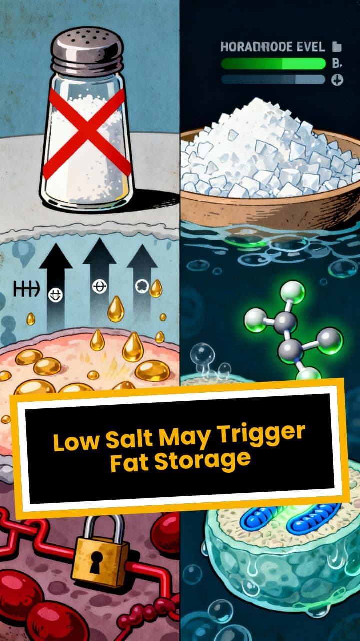 Low Salt May Trigger Fat Storage