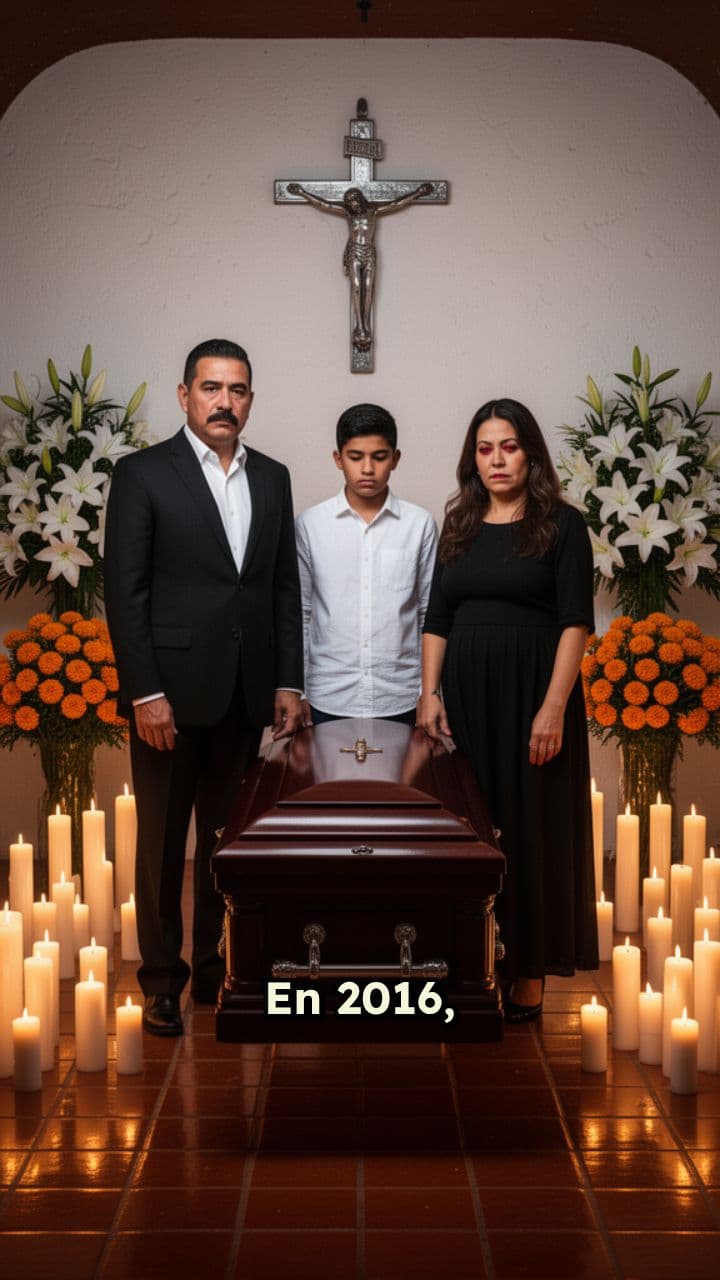 La abuela apareció en la foto