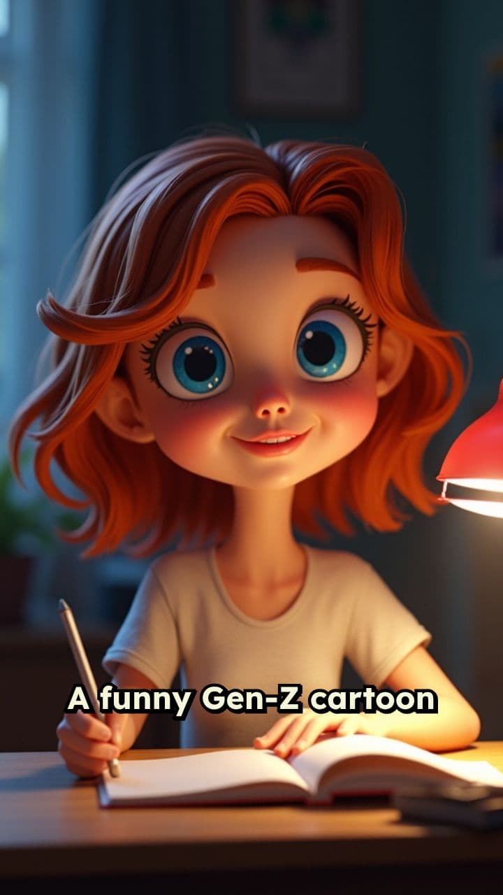 Lulu LastMinute: Study Panic Cartoon