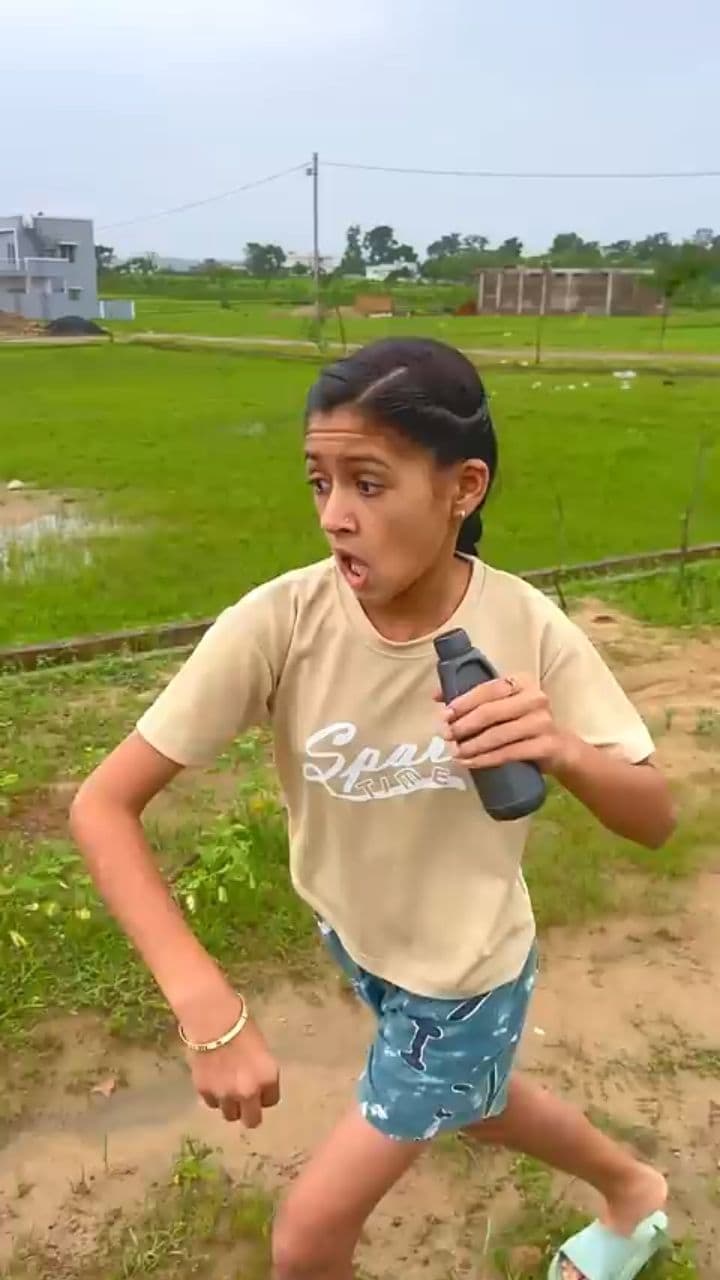 Woman Falls in Drain While Filming