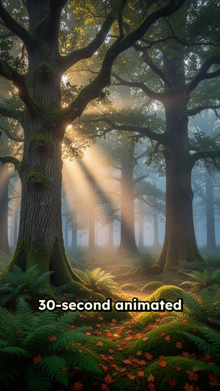 Rabbit Chases Fox Through Forest