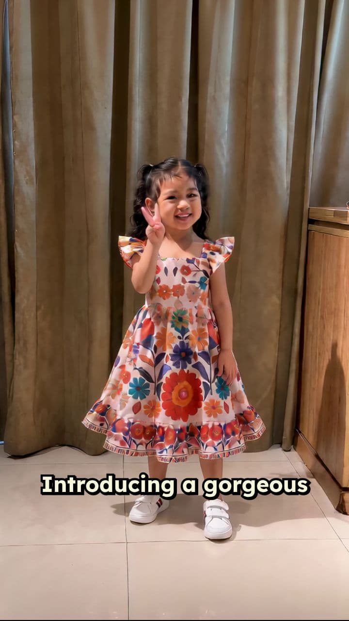 Floral Dress Fashion Showcase