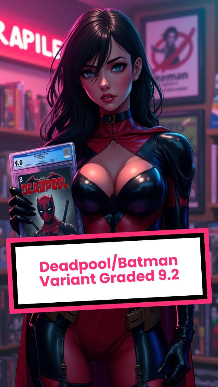 Deadpool/Batman Variant Graded 9.2
