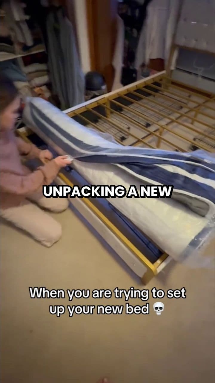 Mattress Unboxing Surprise