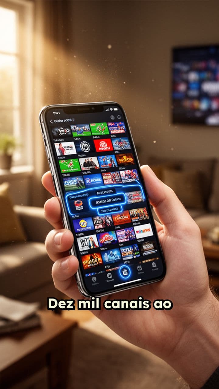 IPTV com 10 mil canais ao vivo