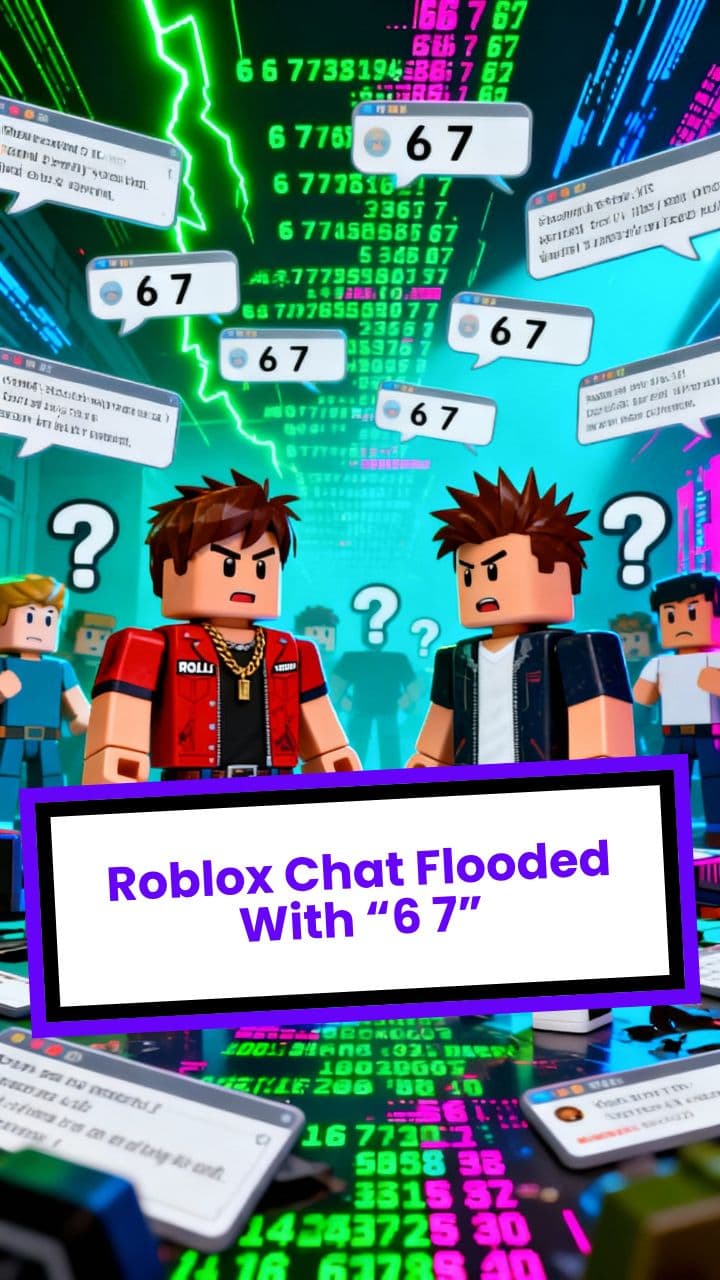 Roblox Chat Flooded With “6 7”