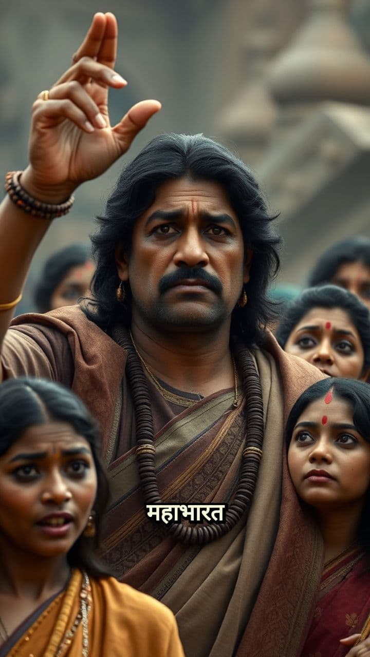 द्रौपदी का श्राप और युधिष्ठिर का निर्णय