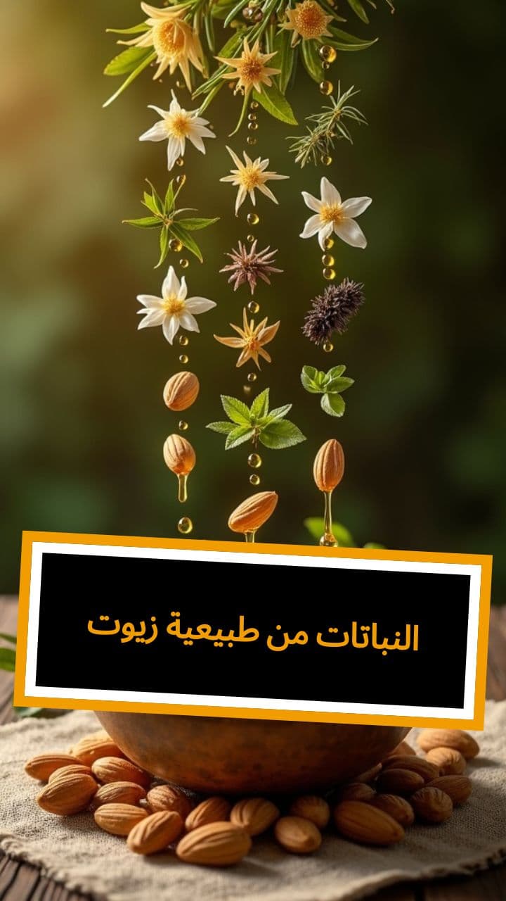 زيوت طبيعية من النباتات