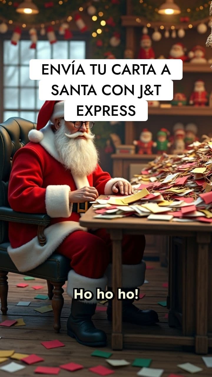 Envía tu carta a Santa con J&T Express