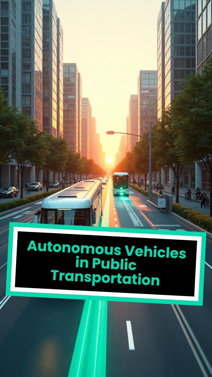 Autonomous Vehicles in Public Transportation