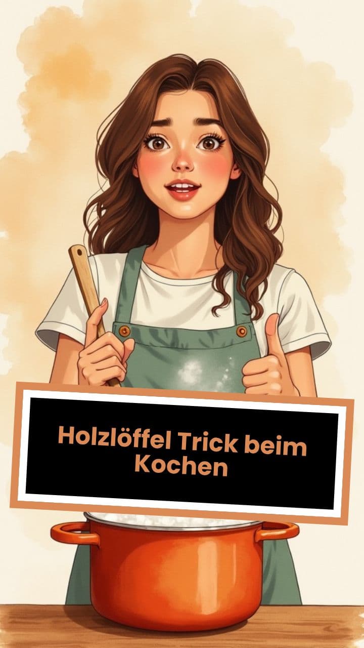 Holzlöffel Trick beim Kochen
