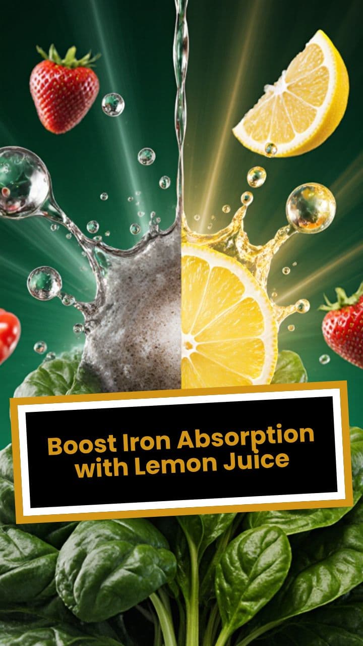Boost Iron Absorption with Lemon Juice