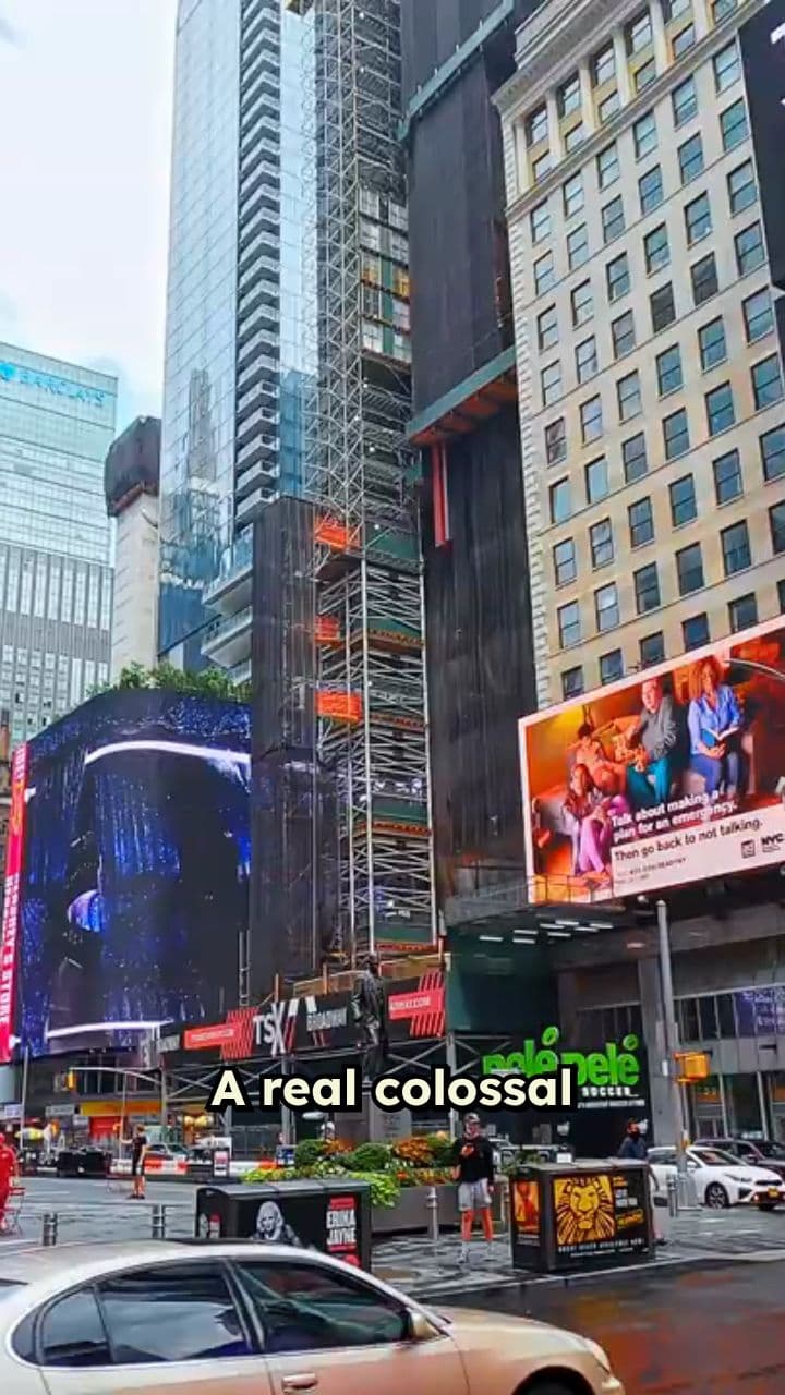 The Giraffe of Times Square
