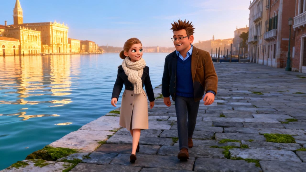  #7681-A Morning in Venice