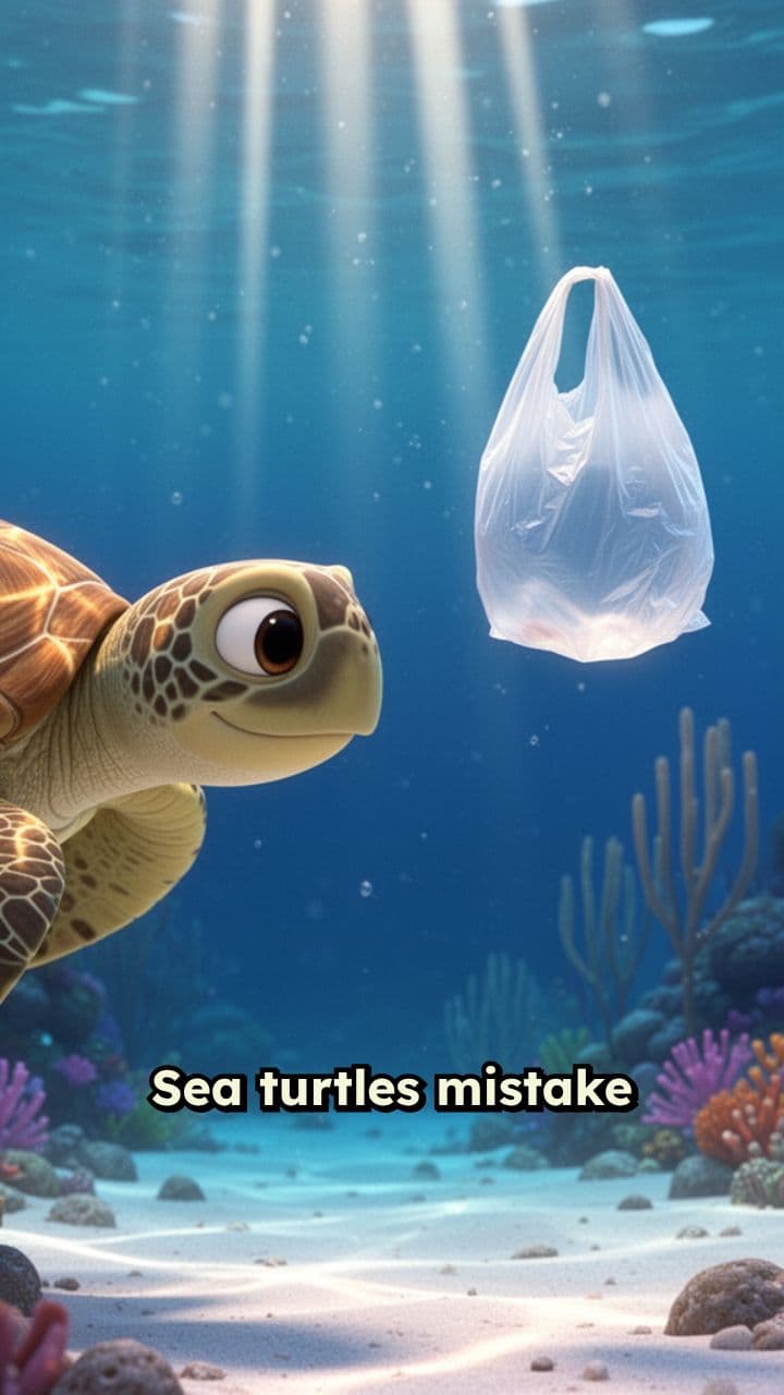 Plastic Bags Kill Sea Turtles