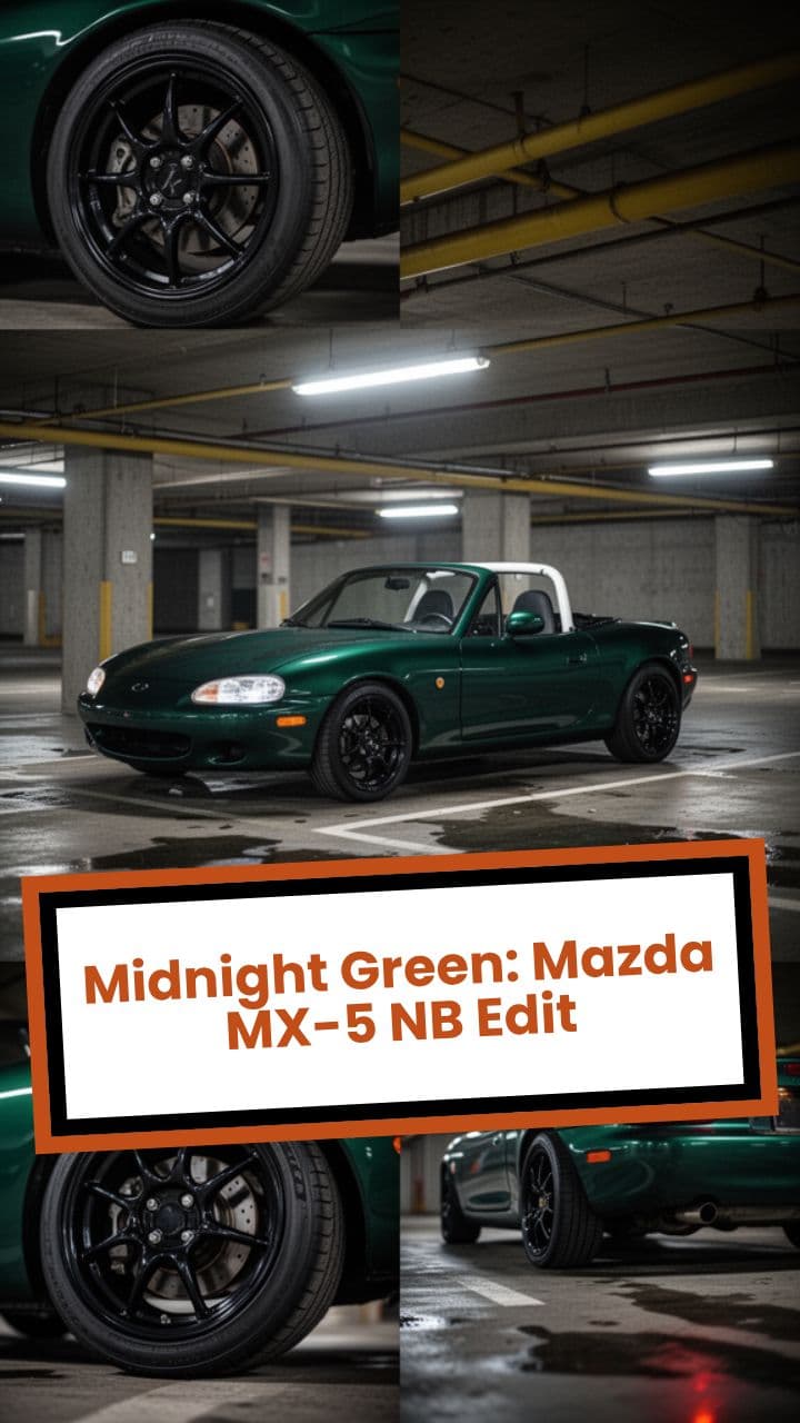 Midnight Green: Mazda MX-5 NB Edit