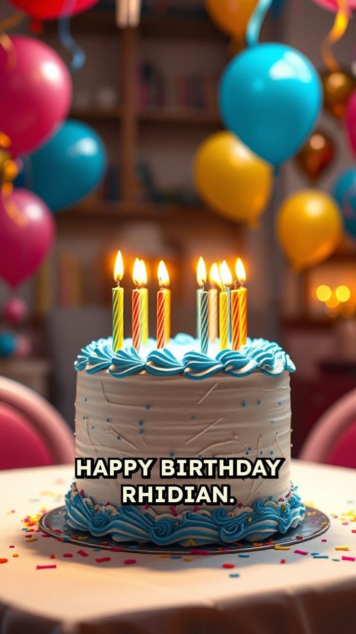 Happy Birthday, Rhidian!