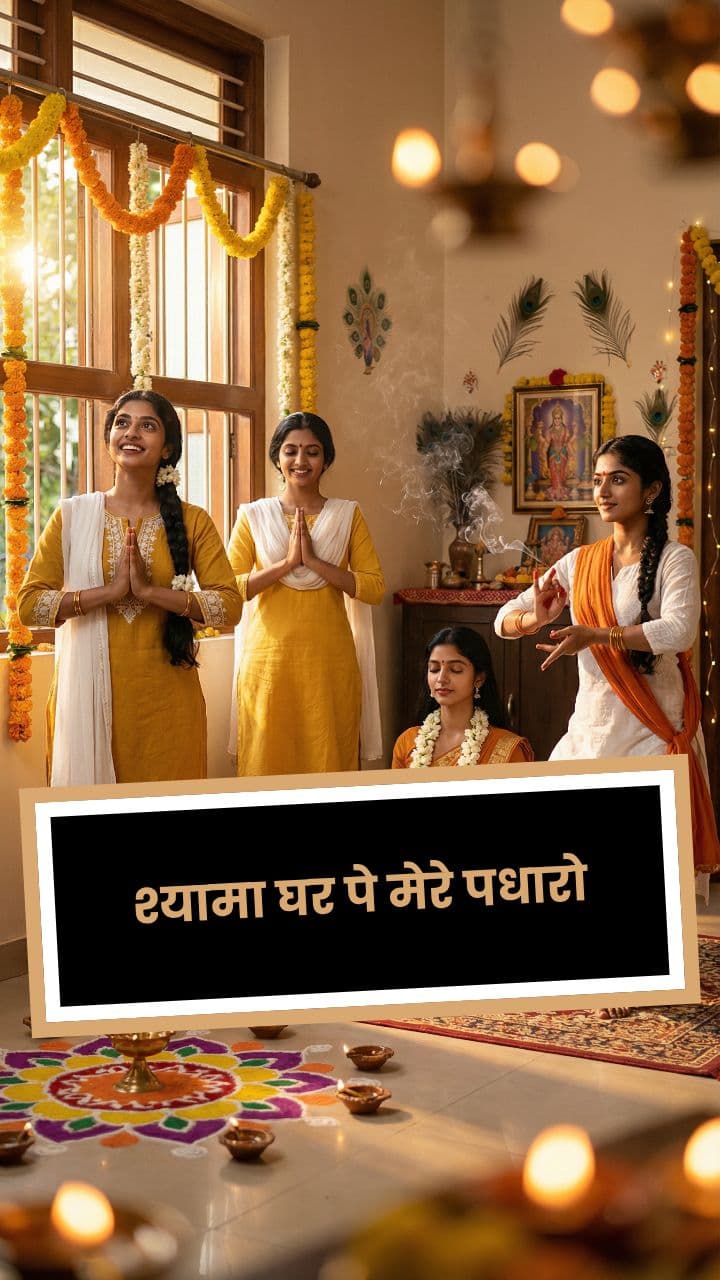 श्यामा घर पे मेरे पधारो