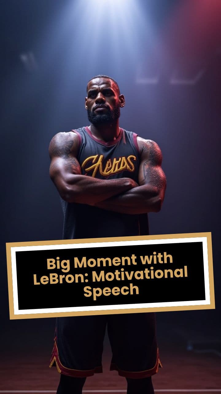 Big Moment with LeBron: Motivational Speech
