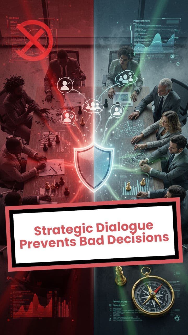 Strategic Dialogue Prevents Bad Decisions