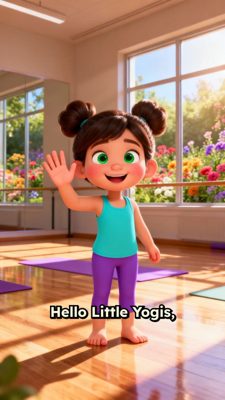 Warrior Pose for Little Yogis