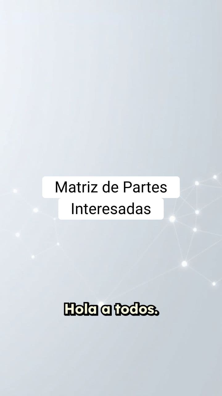 Matriz de Partes Interesadas