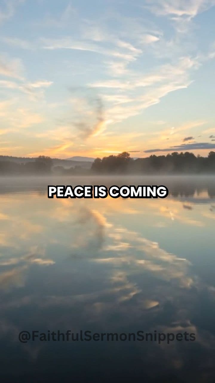 Peace Is Returning to Your Life