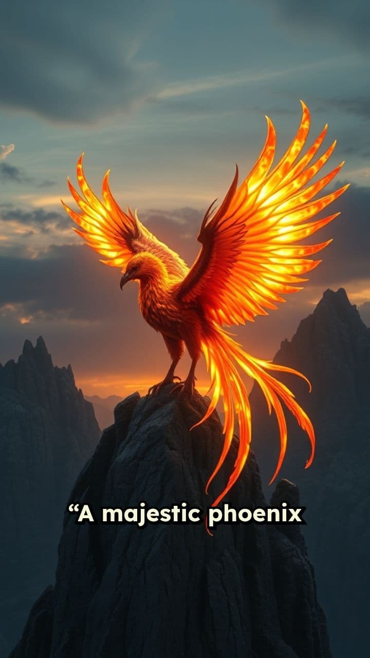 Ember Phoenix at Sunrise